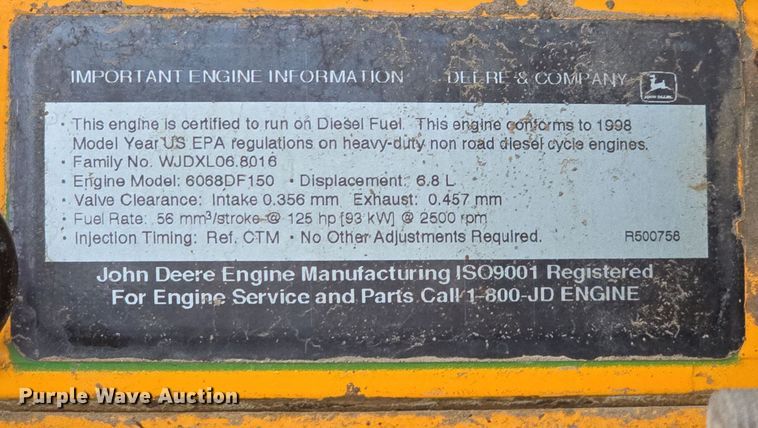 image for item DT6809 1999 Broderson RT-300-2B crane