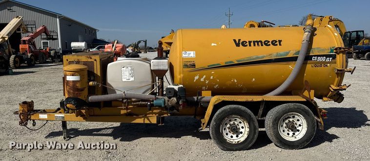 image for item DU3370 Vermeer CS800GT vacuum excavator