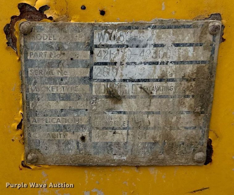 image for item DU3447 2009 Komatsu WA450-6 wheel loader