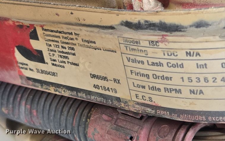 image for item DV1829 2011 Freightliner M2 water truck