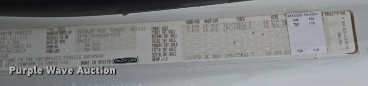 image for item DV1829 2011 Freightliner M2 water truck