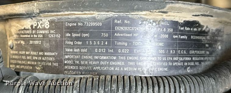 image for item DV1926 2012 Kenworth digger derrick truck