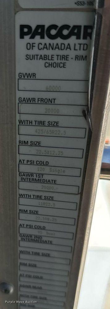 image for item DV1926 2012 Kenworth digger derrick truck