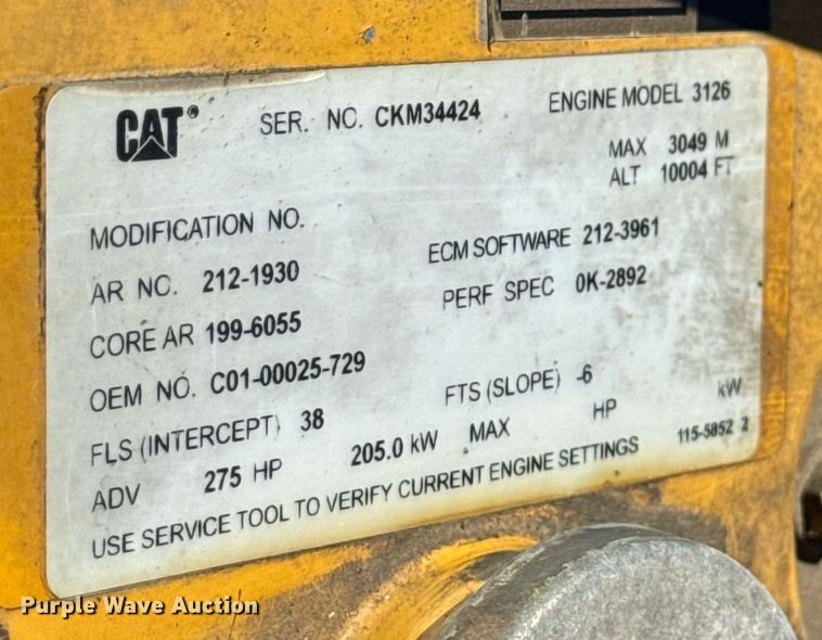 image for item DV1927 2002 Sterling Acterra dump flatbed truck