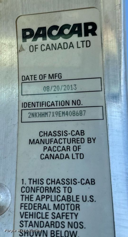 image for item DV1929 2014 Kenworth T370 bucket truck