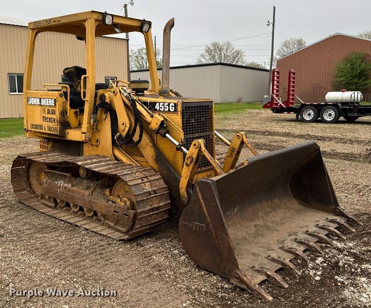 image for item DV2523 1995 John Deere 455G track loader