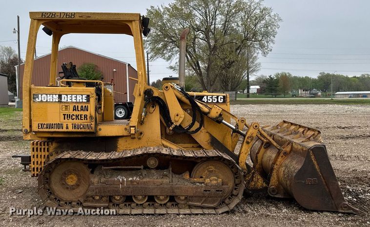 image for item DV2523 1995 John Deere 455G track loader