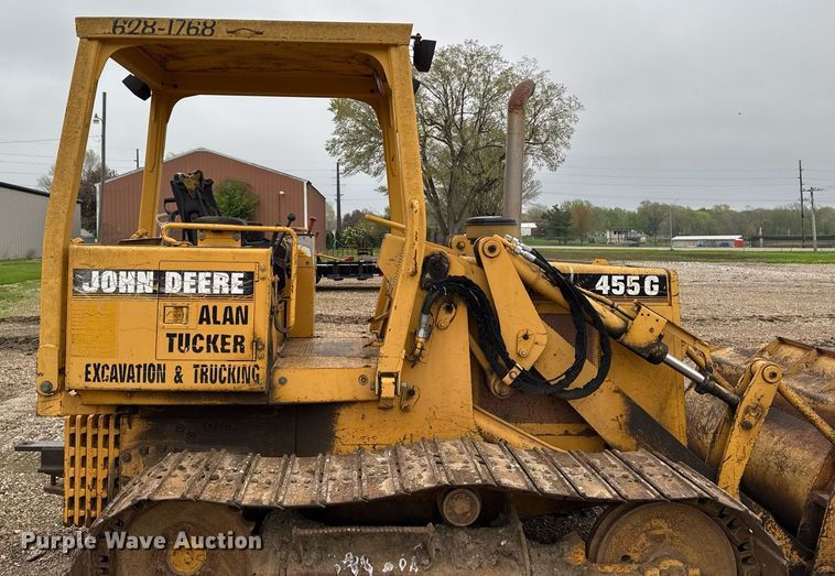 image for item DV2523 1995 John Deere 455G track loader