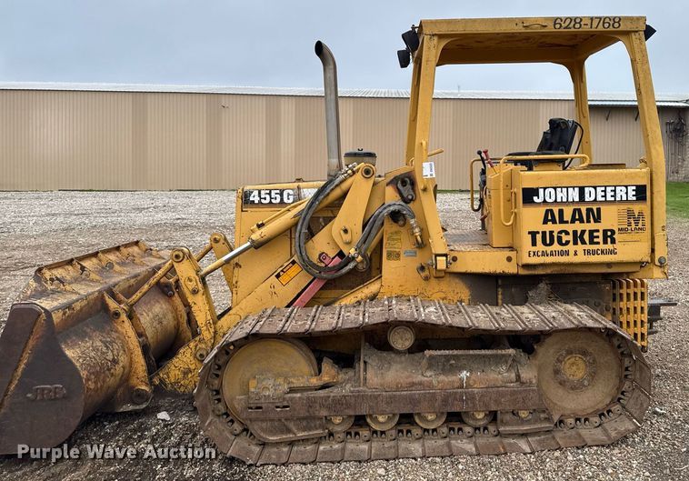 image for item DV2523 1995 John Deere 455G track loader