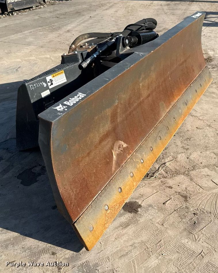image for item DX8966 2021 Bobcat 96 Dozer skid steer snow plow