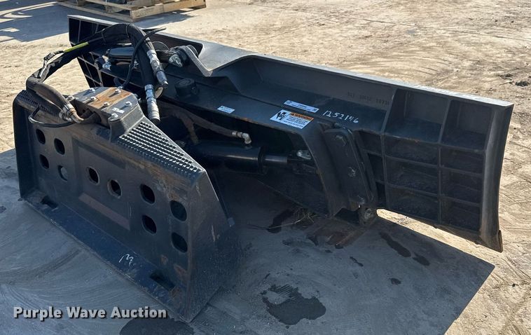 image for item DX8966 2021 Bobcat 96 Dozer skid steer snow plow