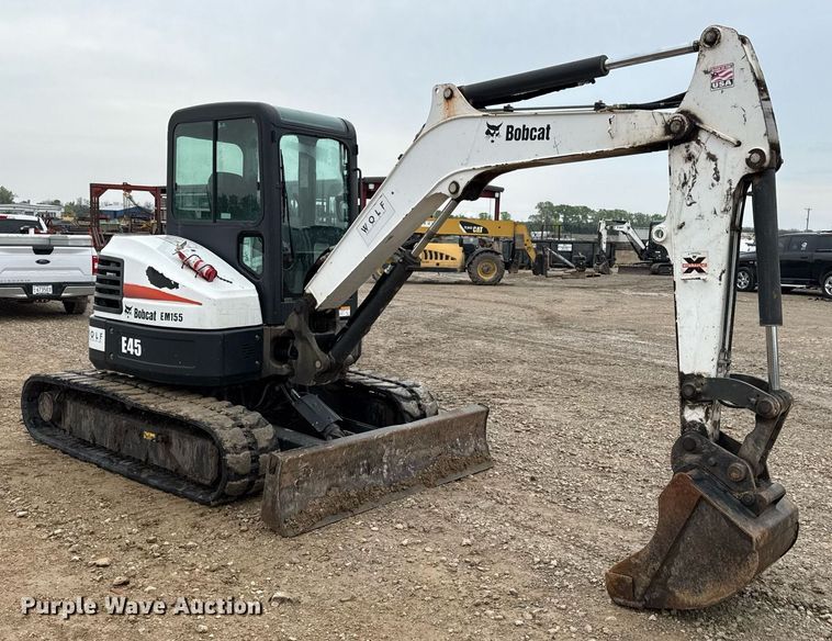image for item DY8028 2016 Bobcat E45 mini excavator