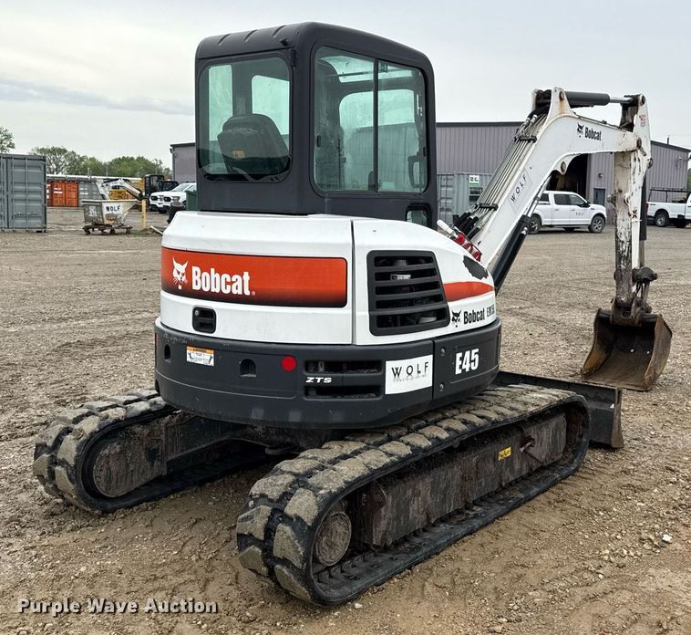 image for item DY8028 2016 Bobcat E45 mini excavator