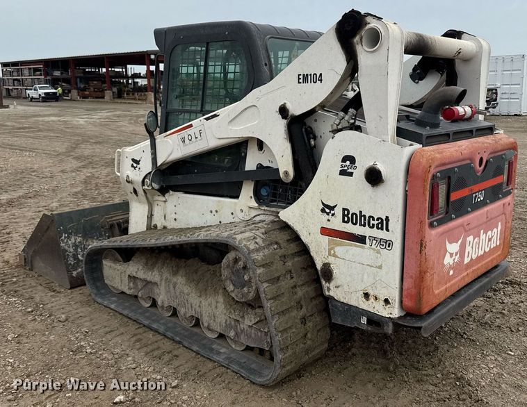 image for item DY8043 2016 Bobcat T750 tracked skid steer loader