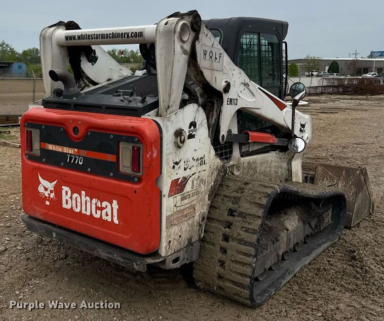 image for item DY8044 2018 Bobcat T770 tracked skid steer loader