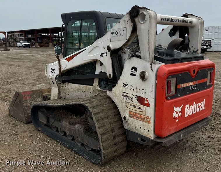 image for item DY8044 2018 Bobcat T770 tracked skid steer loader