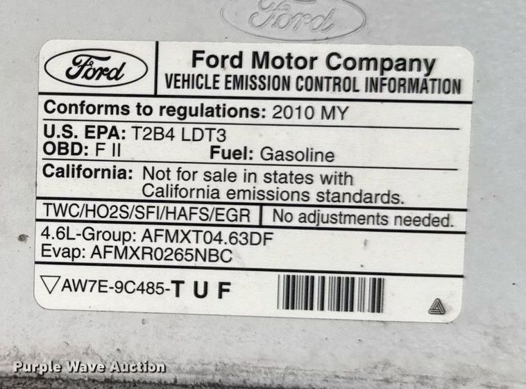 image for item DY8053 2010 Ford F150 pickup truck