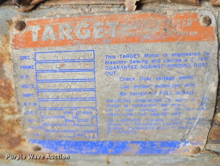 image for item DZ2974 Target masonry saw