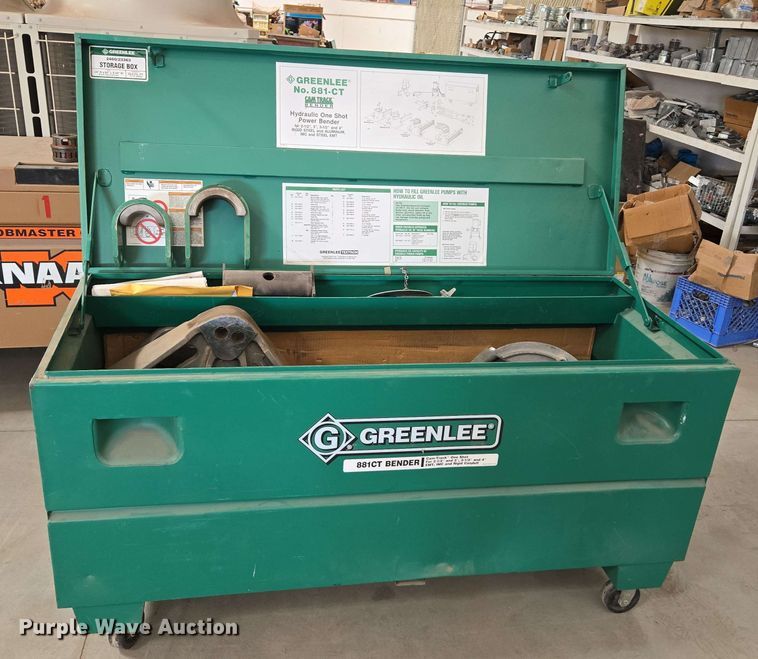 image for item DZ2979 Greenlee 881CT hydraulic one-shot bender