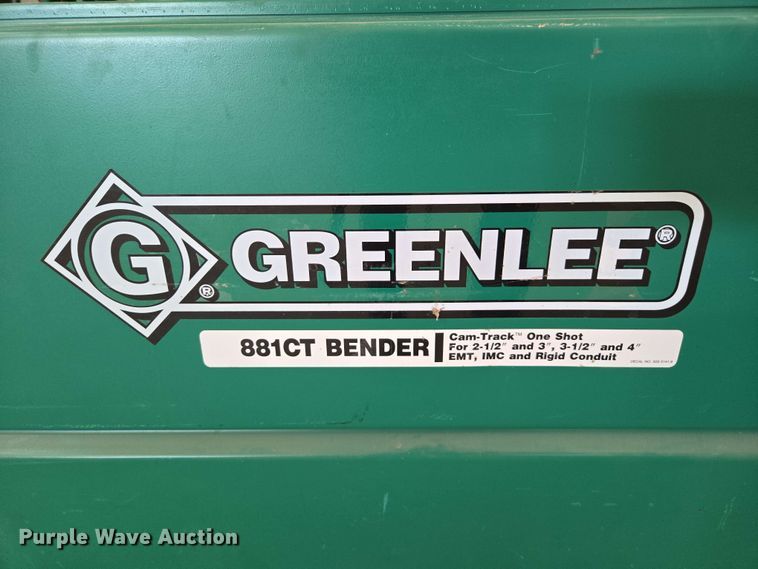 image for item DZ2979 Greenlee 881CT hydraulic one-shot bender