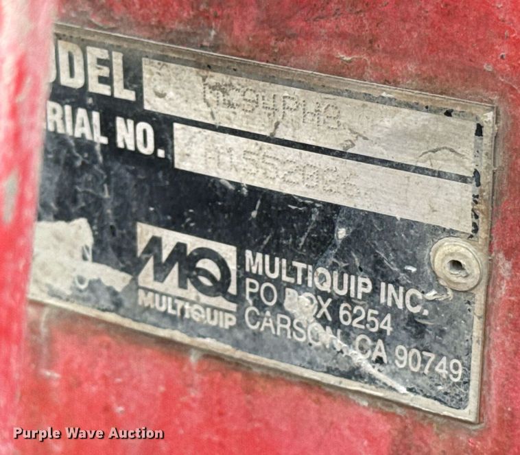 image for item DZ4000 Multiquip MC94PH8 concrete mixer