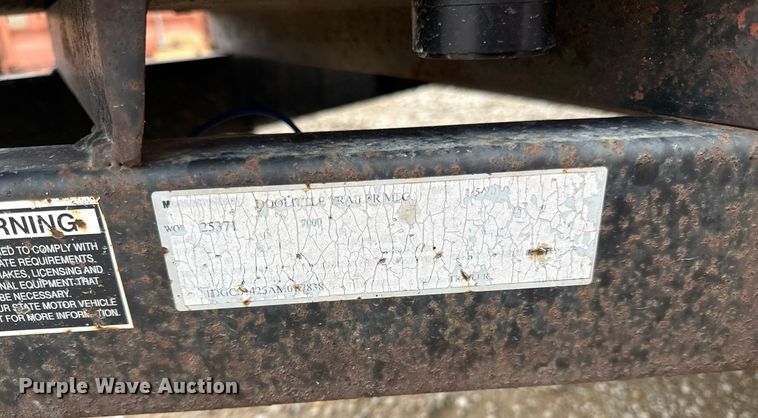 image for item DZ4001 2010 Doo Little enclosed cargo trailer