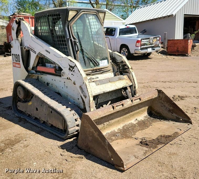 image for item EA2434 2012 Bobcat T190 tracked skid steer loader
