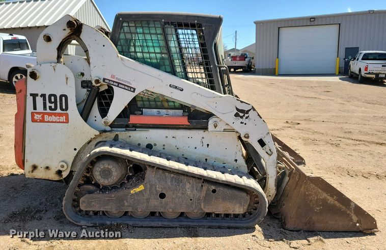 image for item EA2434 2012 Bobcat T190 tracked skid steer loader
