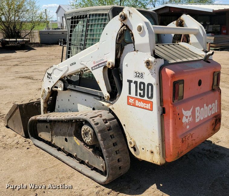 image for item EA2434 2012 Bobcat T190 tracked skid steer loader
