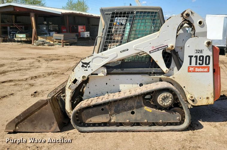 image for item EA2434 2012 Bobcat T190 tracked skid steer loader