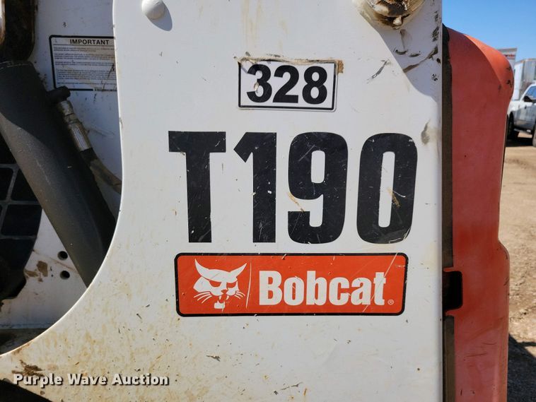image for item EA2434 2012 Bobcat T190 tracked skid steer loader
