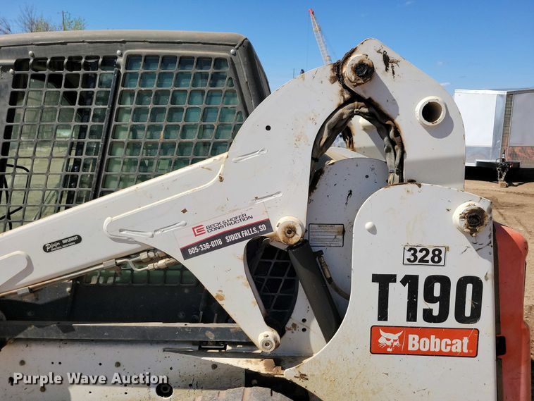 image for item EA2434 2012 Bobcat T190 tracked skid steer loader