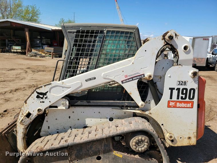 image for item EA2434 2012 Bobcat T190 tracked skid steer loader