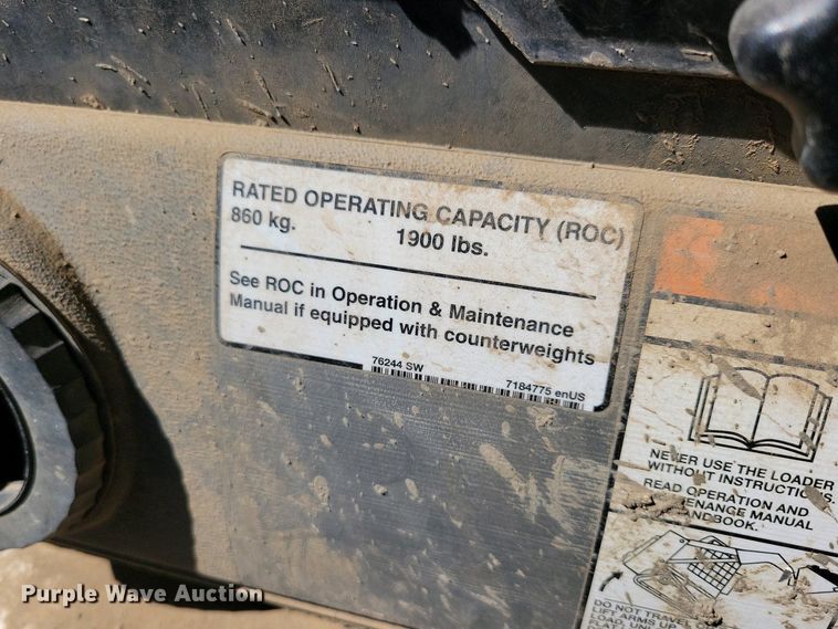 image for item EA2434 2012 Bobcat T190 tracked skid steer loader