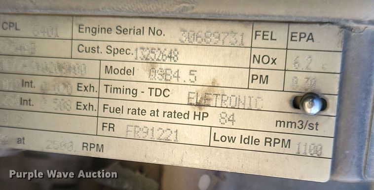 image for item EA2435 2005 Ingersoll Rand VR-843C telehandler