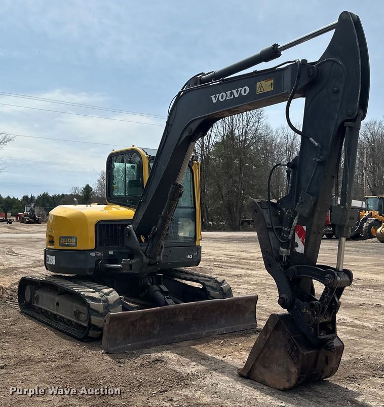 image for item EB2485 2008 Volvo  ECR88 mini excavator