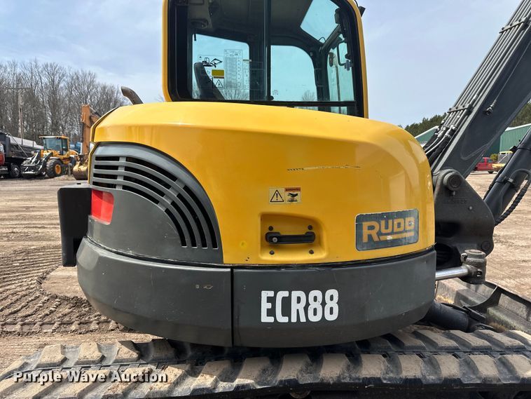 image for item EB2485 2008 Volvo  ECR88 mini excavator