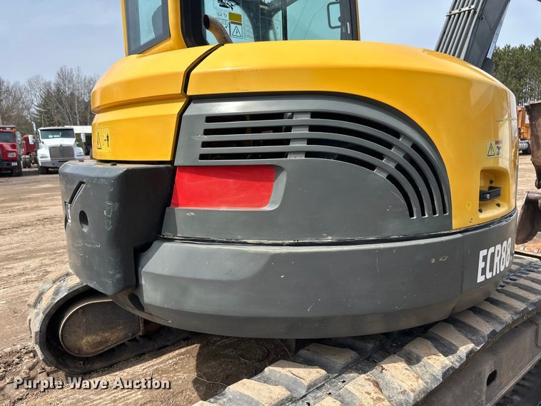 image for item EB2485 2008 Volvo  ECR88 mini excavator