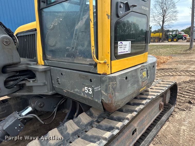 image for item EB2485 2008 Volvo  ECR88 mini excavator