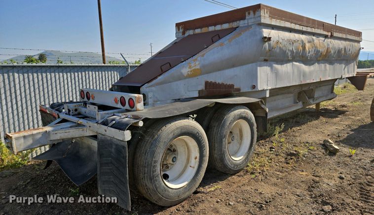 image for item EC0947 1958 Gwood Bottom dump trailer