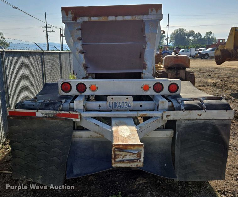 image for item EC0947 1958 Gwood Bottom dump trailer