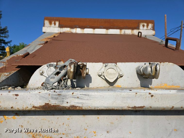 image for item EC0947 1958 Gwood Bottom dump trailer