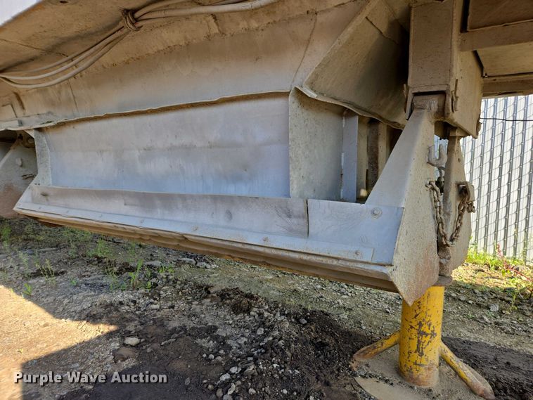 image for item EC0947 1958 Gwood Bottom dump trailer