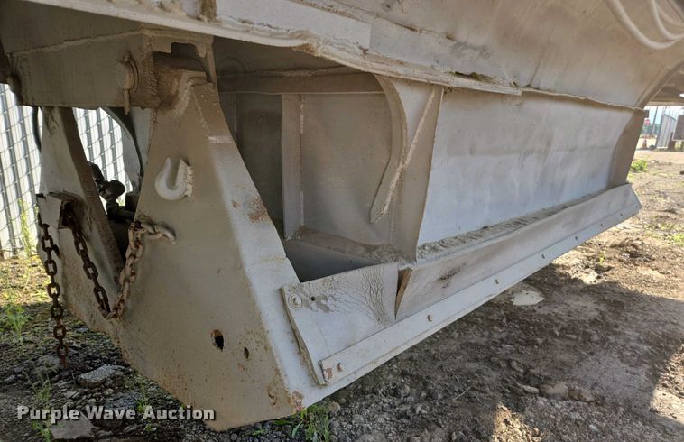 image for item EC0947 1958 Gwood Bottom dump trailer