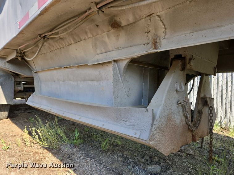 image for item EC0947 1958 Gwood Bottom dump trailer