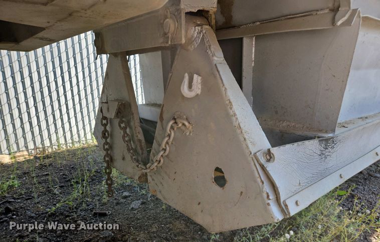 image for item EC0947 1958 Gwood Bottom dump trailer