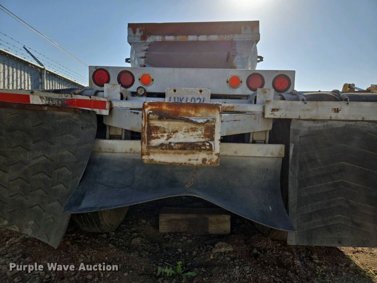 image for item EC0947 1958 Gwood Bottom dump trailer