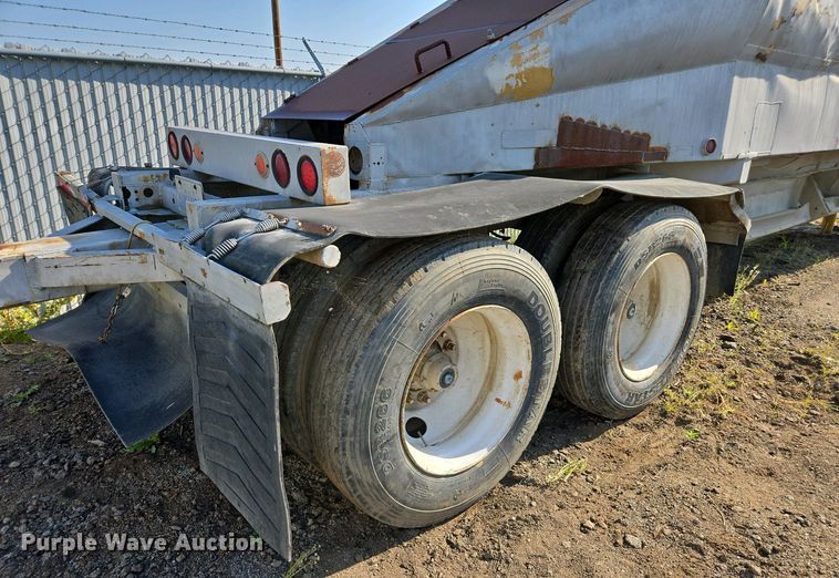 image for item EC0947 1958 Gwood Bottom dump trailer