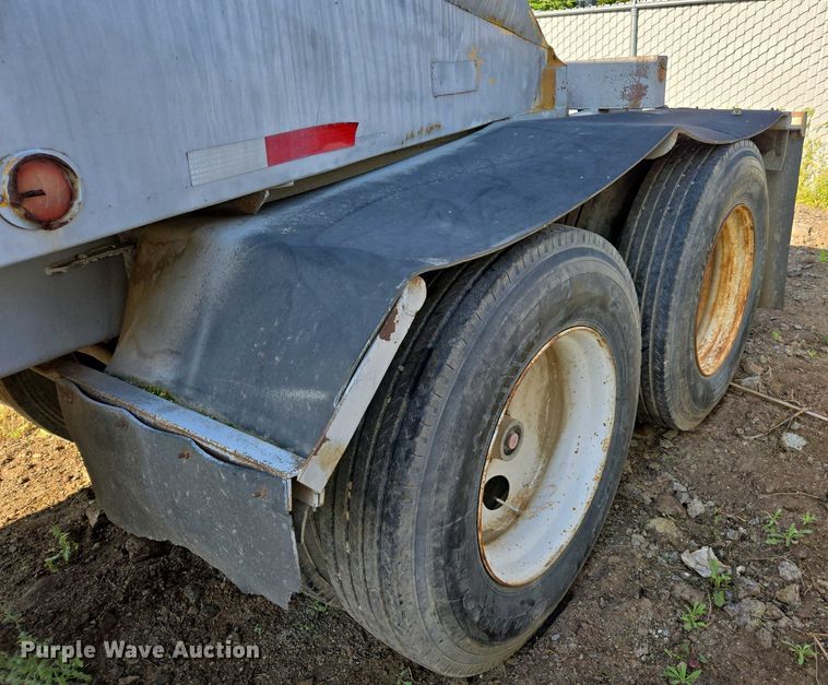 image for item EC0947 1958 Gwood Bottom dump trailer