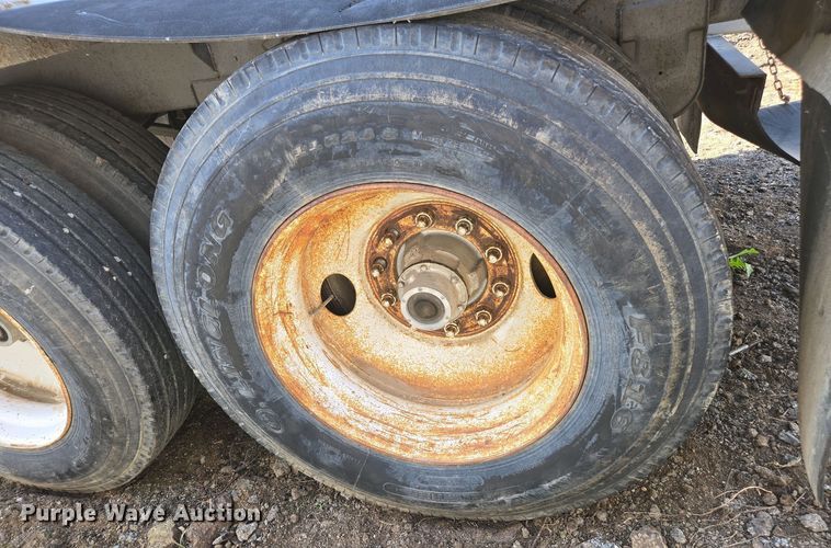 image for item EC0947 1958 Gwood Bottom dump trailer